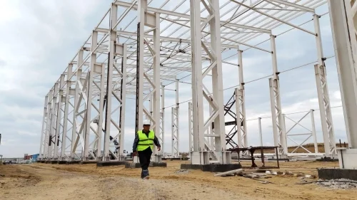 Industrial processing complex of the vehicle recycling facility in Aktobe Industrial processing complex of the vehicle recycling facility in Aktobe