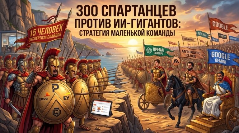 300 спартанцев против фронтир-лабов: как маленькая команда конкурирует с Anthropic и OpenAI