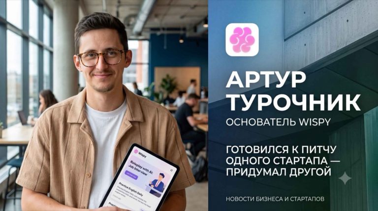 Артур Турочник, Wispy: «Готовился к питчу одного стартапа — придумал другой»