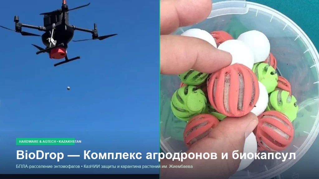 BioDrop — Комплекс агродронов и биокапсул биологической защиты растений