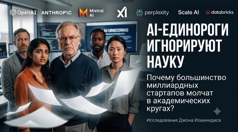 Больше половины AI-единорогов не опубликовали ни одной научной статьи