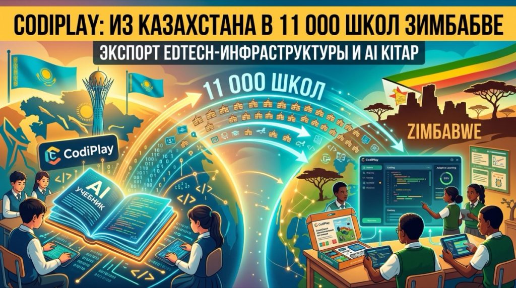 CodiPlay: как казахстанский EdTech-стартап дошёл до 11 000 школ в Зимбабве