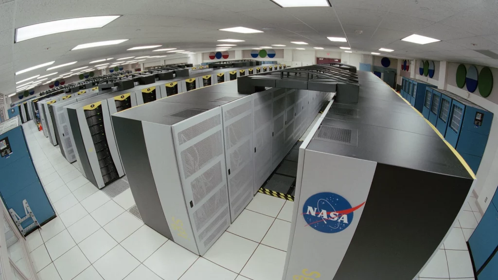 Server racks of the NASA Columbia supercomputer