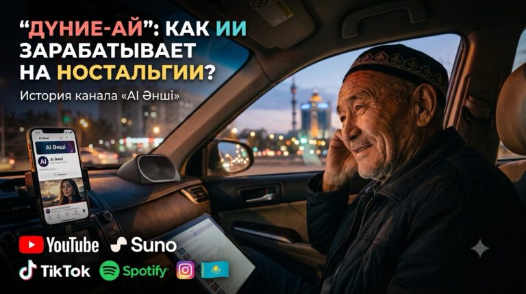 «Дүние-ай» от нейросети: как ИИ-канал зарабатывает на казахской ностальгии