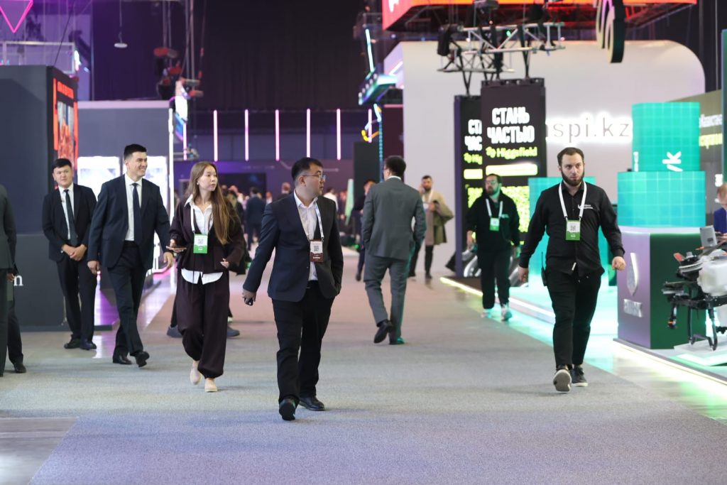 AI & Digital Bridge 2026 exhibition area in Astana