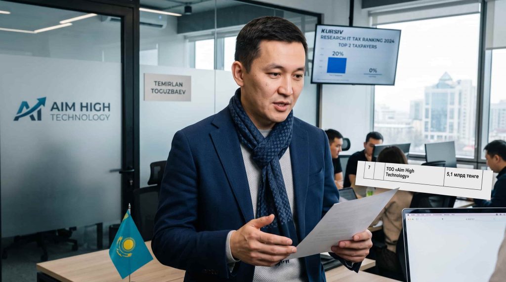 Aim High Technology и Темирлан Тогузбаев: вторая по налогам IT-компания Казахстана, о которой рынок ничего не знает