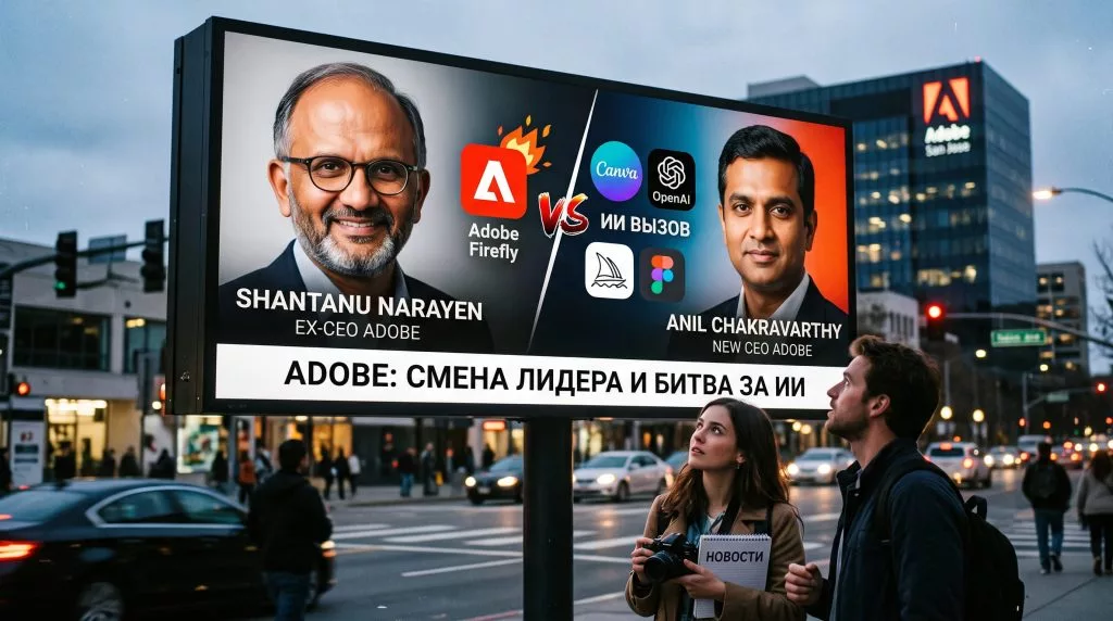 Adobe меняет CEO. Новый глава получил мандат — разобраться с ИИ