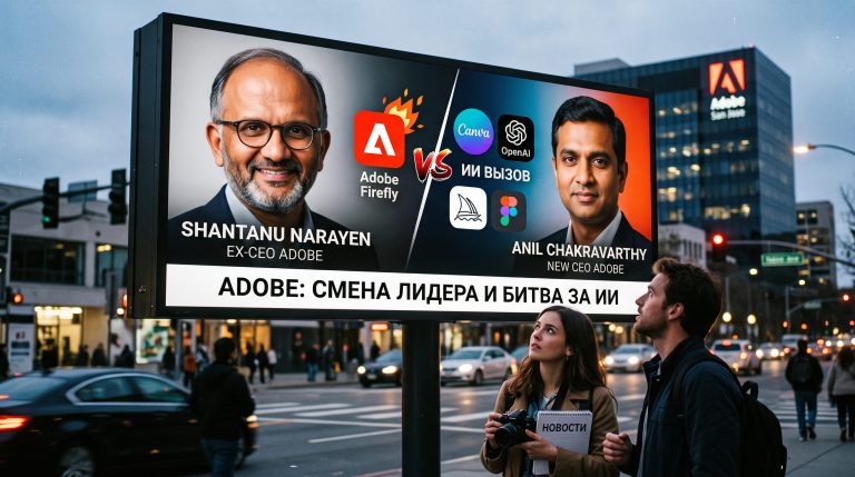 Adobe меняет CEO. Новый глава получил мандат — разобраться с ИИ