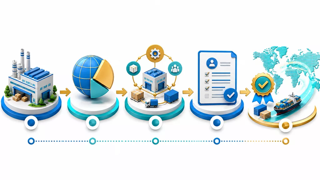 Illustration 3: Export cargo logistics and distribution