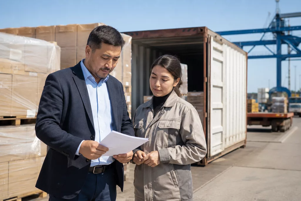 Illustration 2: Manufacturing quality control inspection in Kazakhstan