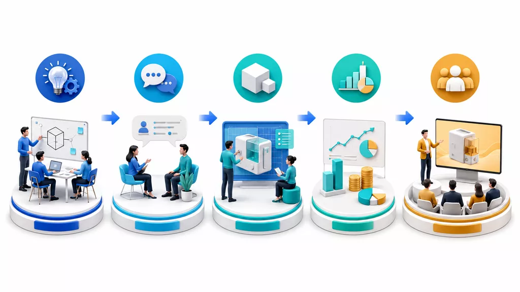 Технологиялық инкубатор кезеңдерінің сызбасы Astana Hub Tech Incubator-ға hardware және киберқауіпсіздік стартаптарын қабылдауда
