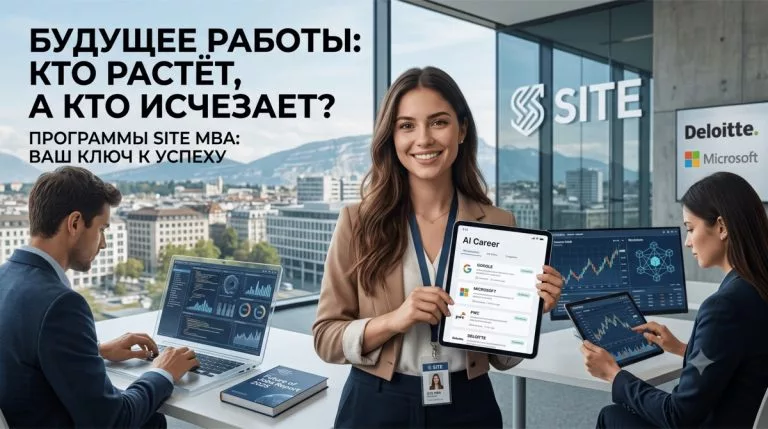 Какие профессии исчезают, какие растут — и почему программы SITE в списке растущих