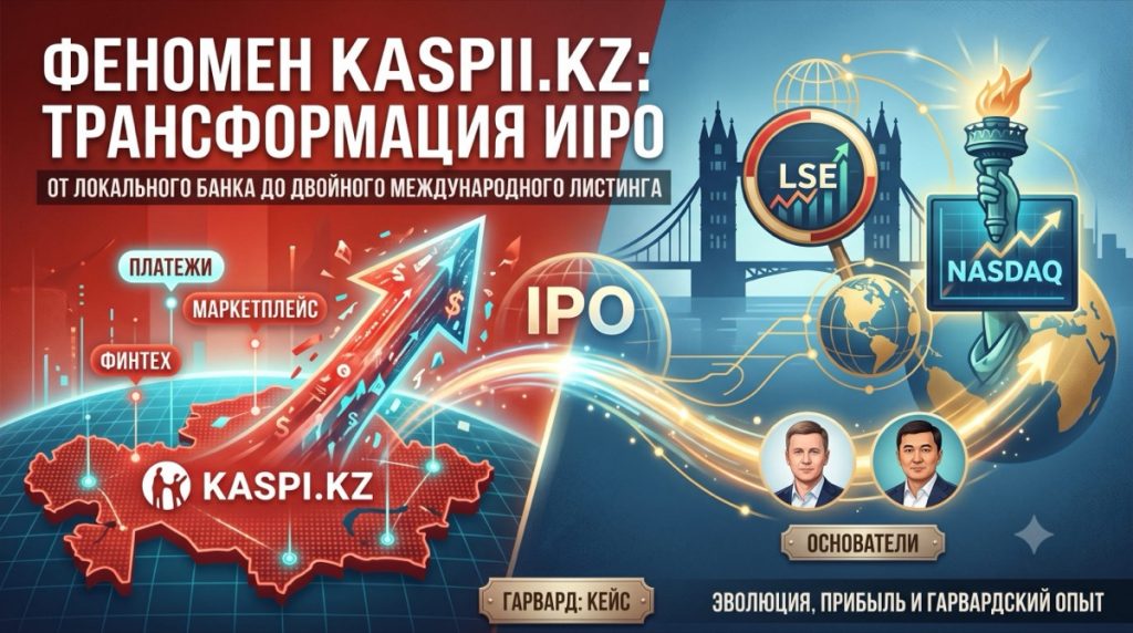 Kaspi.kz: как казахстанский банк стал технологической экосистемой с двумя международными IPO