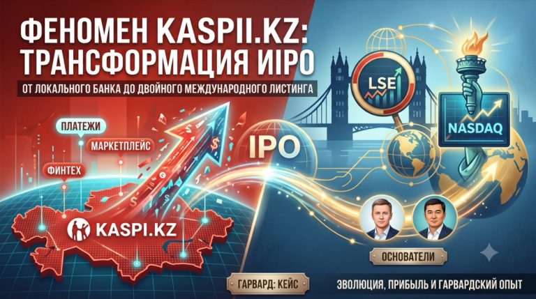 Kaspi.kz: как казахстанский банк стал технологической экосистемой с двумя международными IPO