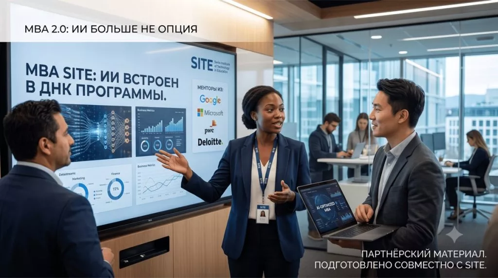 ИИ в MBA — больше не опция. Как это реализовано в программе MBA SITE