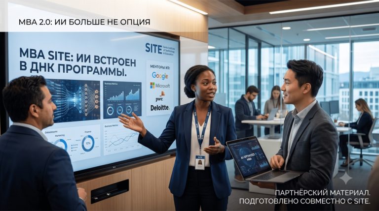 ИИ в MBA — больше не опция. Как это реализовано в программе MBA SITE