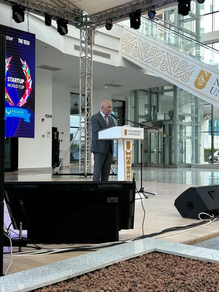 Startup World Cup Kazakhstan winner announcement at Nazarbayev University