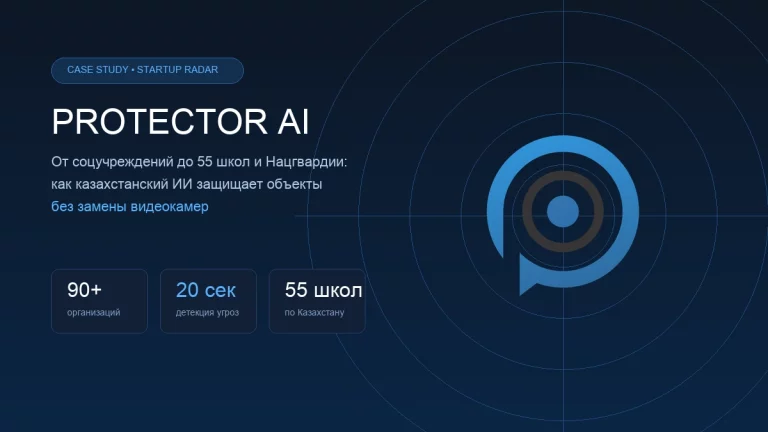 От соцучреждений до 55 школ и Нацгвардии: как казахстанский стартап Protector AI строит систему проактивной видеоаналитики. Издание RAEM.KZ