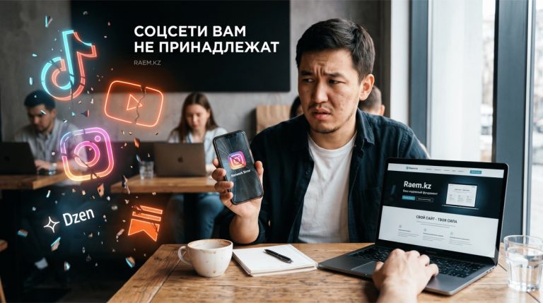Соцсети вам не принадлежат. Я понял это задолго до того, как начал Raem.kz