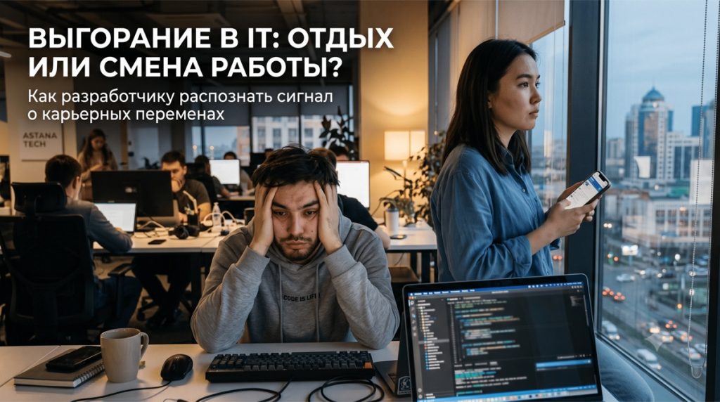 Выгорание в IT: как понять, что пора менять работу, а не просто отдохнуть