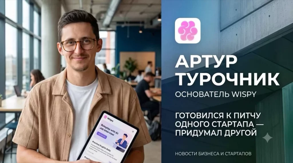 Артур Турочник, Wispy: «Готовился к питчу одного стартапа — придумал другой»
